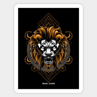 Mad lion Magnet